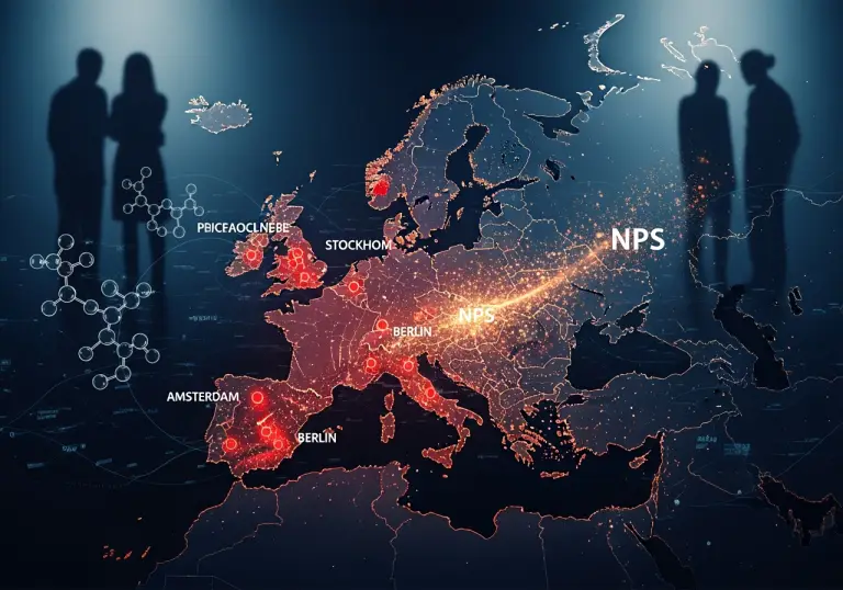 Map of Drugs in Europe