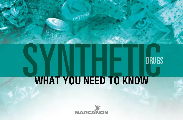 Umschlag der Aufklärungsbroschüre über synthetische Drogen - Was Sie wissen müssen - Narconon Europe