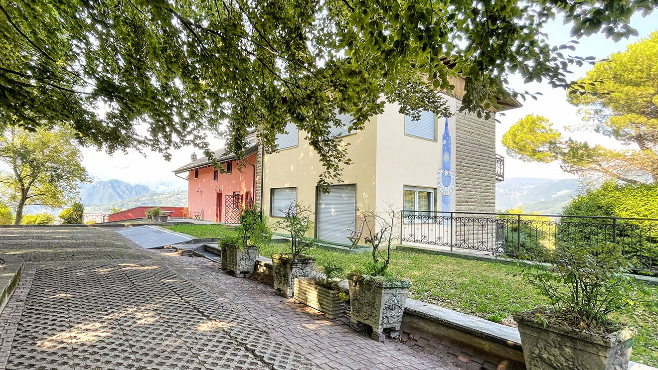 Narconon Falco rehabilitation center in the Bergamo hills of Italy, surrounded by nature and providing a calm environment for addiction recovery